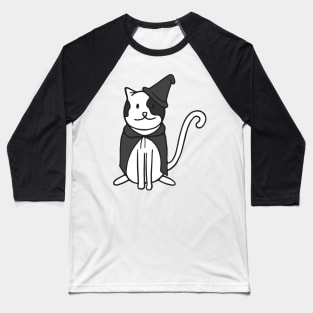 Halloween Costume Cat Wizard Witch Baseball T-Shirt